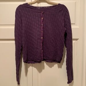 Long sleeve shirt / light-weight cardigan